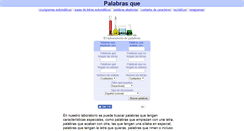 Desktop Screenshot of palabrasque.com