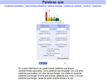 Tablet Screenshot of palabrasque.com